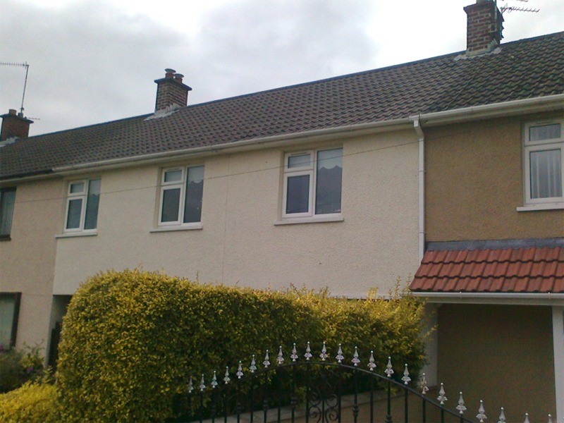 After biocide cleaning & moss removal by Roof Repairs Belfast, Belfast, NI