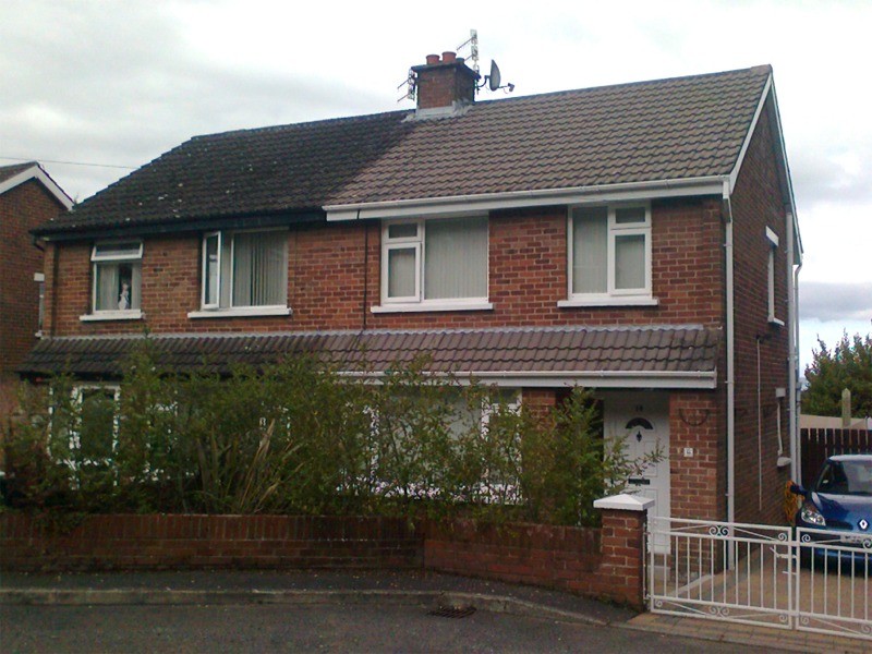 Before and after roof cleaning  by Roof Repairs Belfast, Belfast, NI