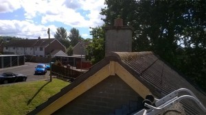 New dry verge and new face board fitted on roof in Belfast, Northern Ireland by Roof Repairs Belfast