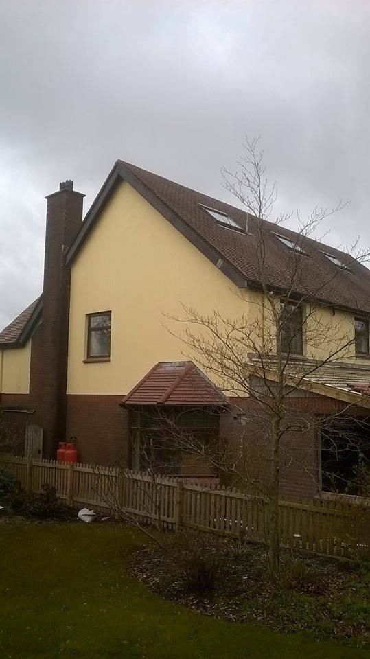 Roof cleaning - using soft washing - in  Belfast, NI by Roof Repairs Belfast